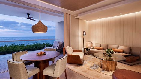 Sea facing suite at InterContinental Ras Al Khaimah Resort & Spa